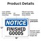Signmission Finished Goods, 18 in W x Rectangle, Plastic OS-2PACK-NS-P-1218-L-12511 - alternate 7